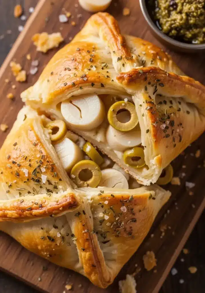 Pastel de Forno de Palmito com Azeitonas