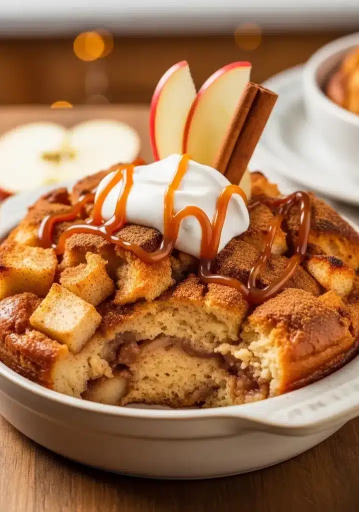 Pudim de Maçã com Canela