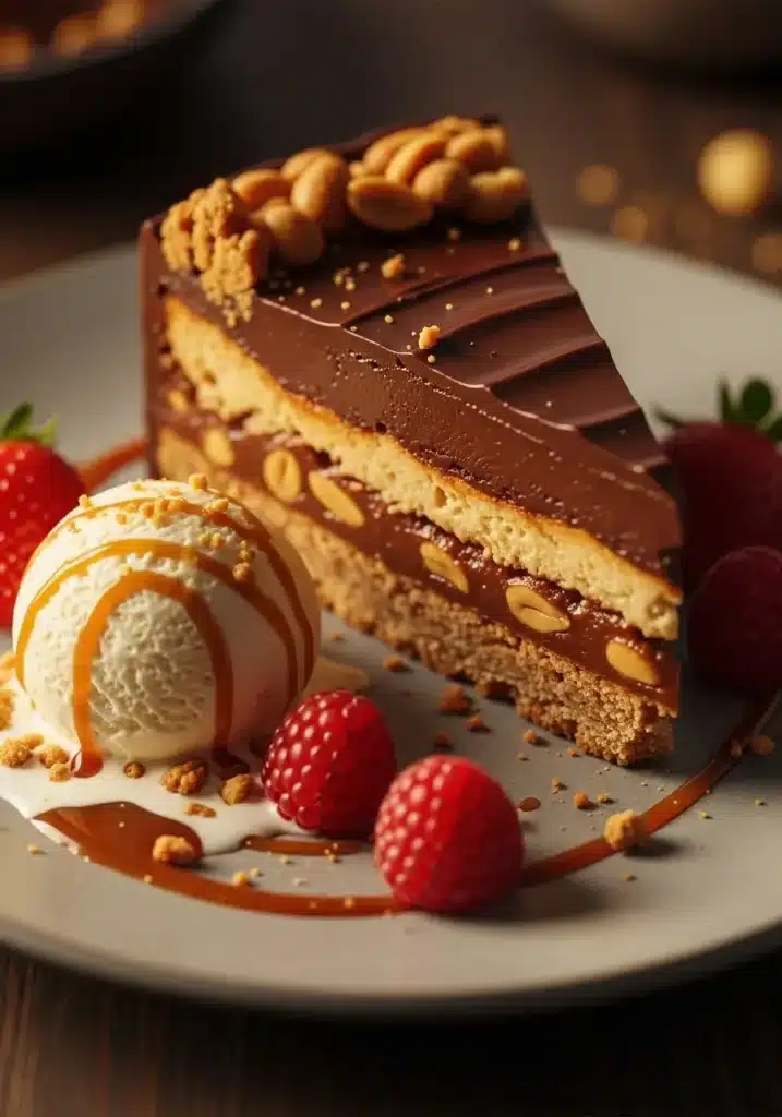 Torta de amendoim é ótima pedida