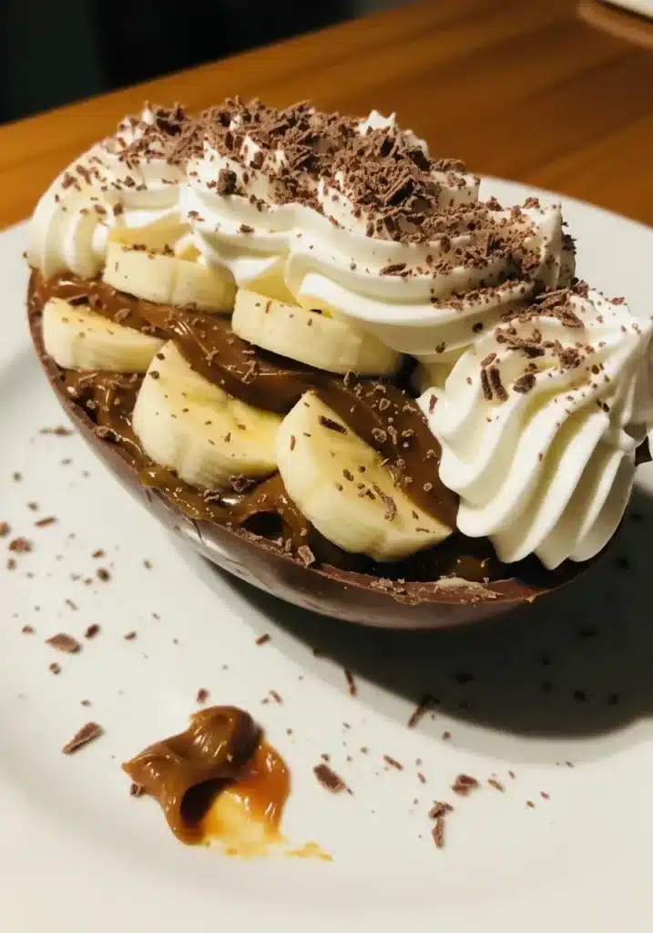 Ovo Banoffee com Doce de Leite