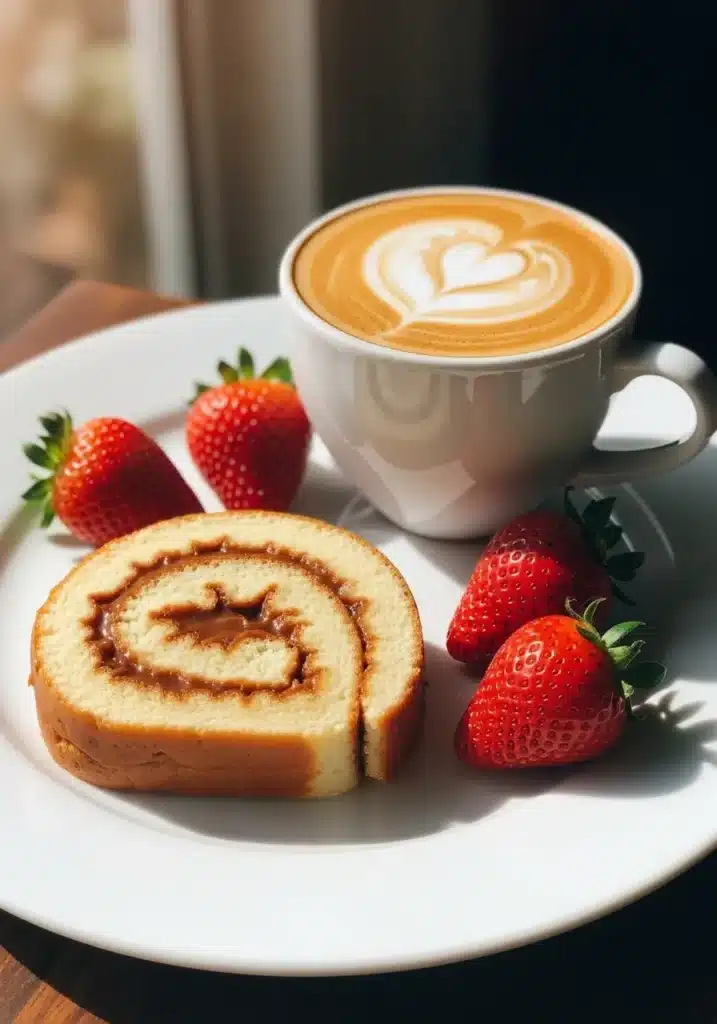 rocambole de doce de leite macio