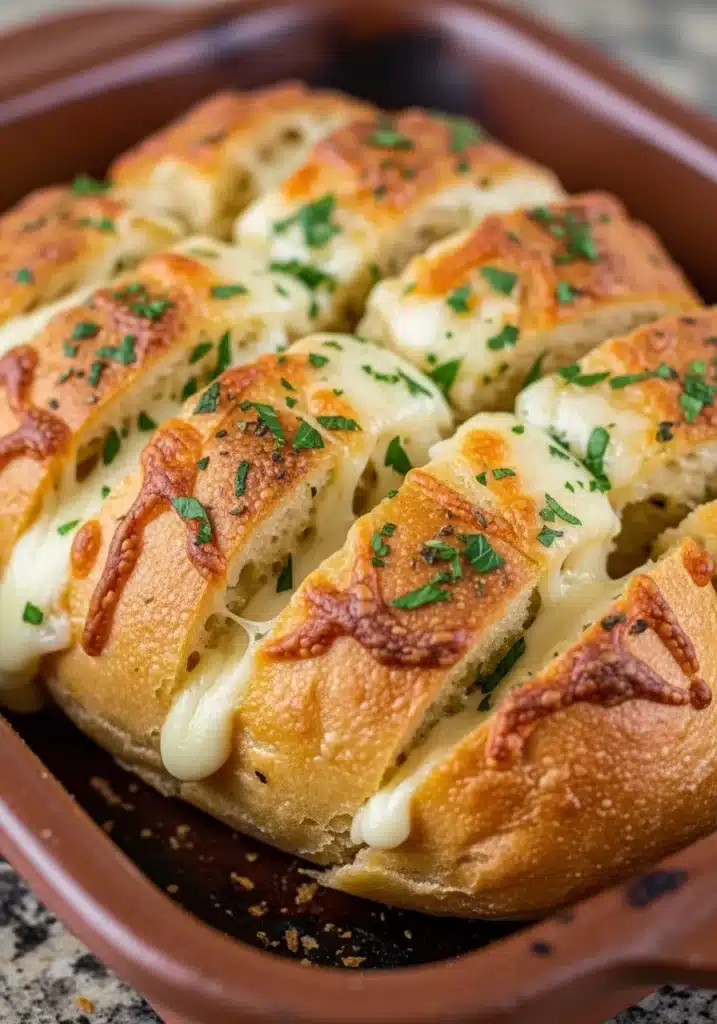 PÃO DE ALHO CASEIRO FATIADO cremoso e irresistível!