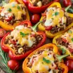 pimentão recheado na air fryer