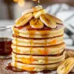 Panqueca de queijo com banana