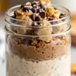 Aveia Noturna com Massa de Biscoito Rica em Proteínas