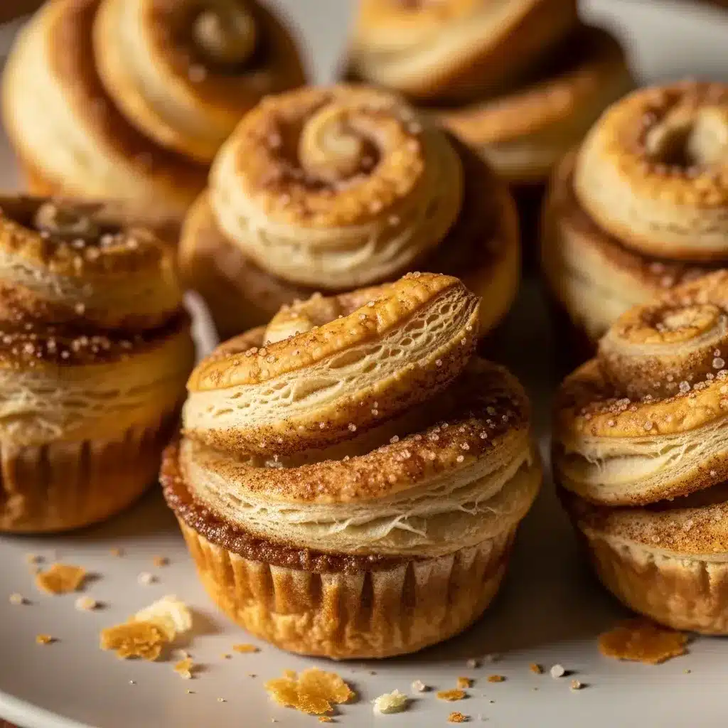 Receita de Cruffins Folhados de Canela Sem Glúten