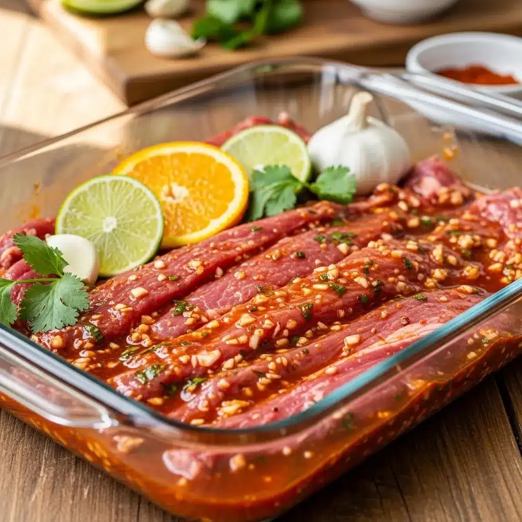 marinada para carne asada