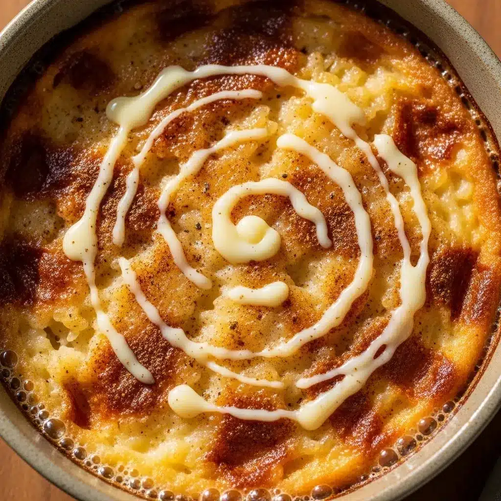 Pudim de Arroz Assado com Leite Condensado Cremoso