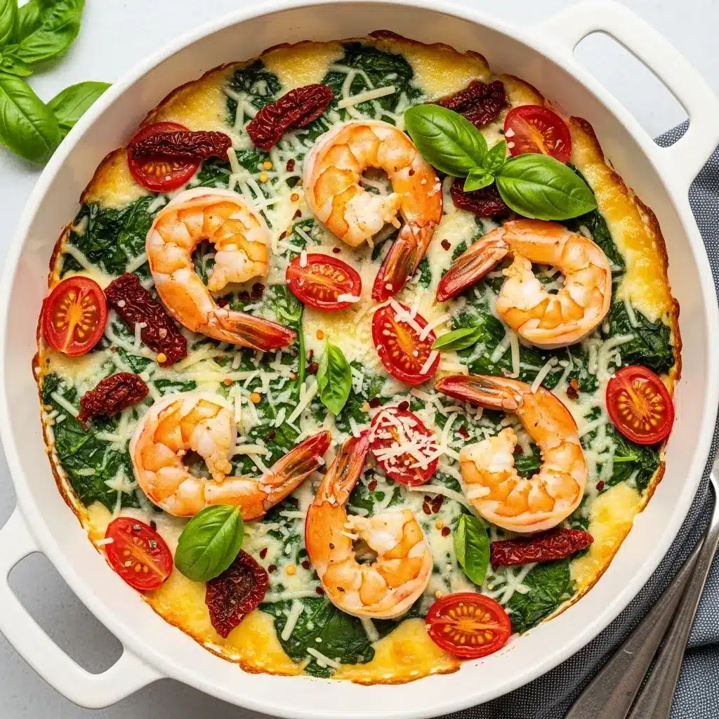 Assado Toscano de Camarão Low-Carb