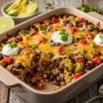 Caçarola de Arroz Integral e Feijão Preto