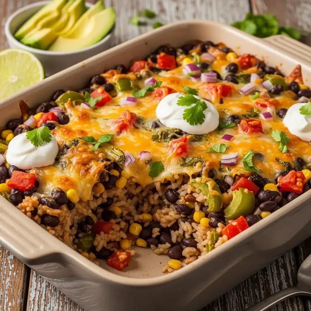 Caçarola de Arroz Integral e Feijão Preto