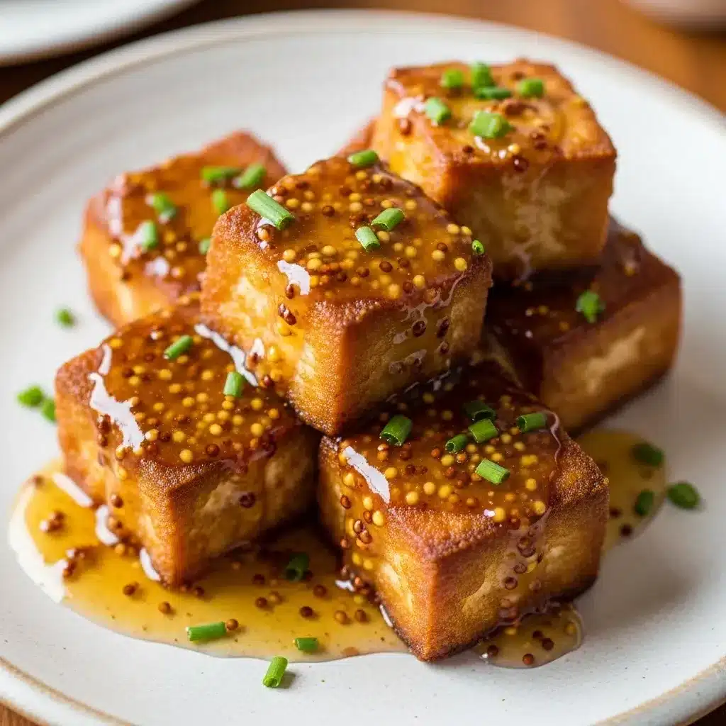 Tofu Crocante com Mostarda e Mel