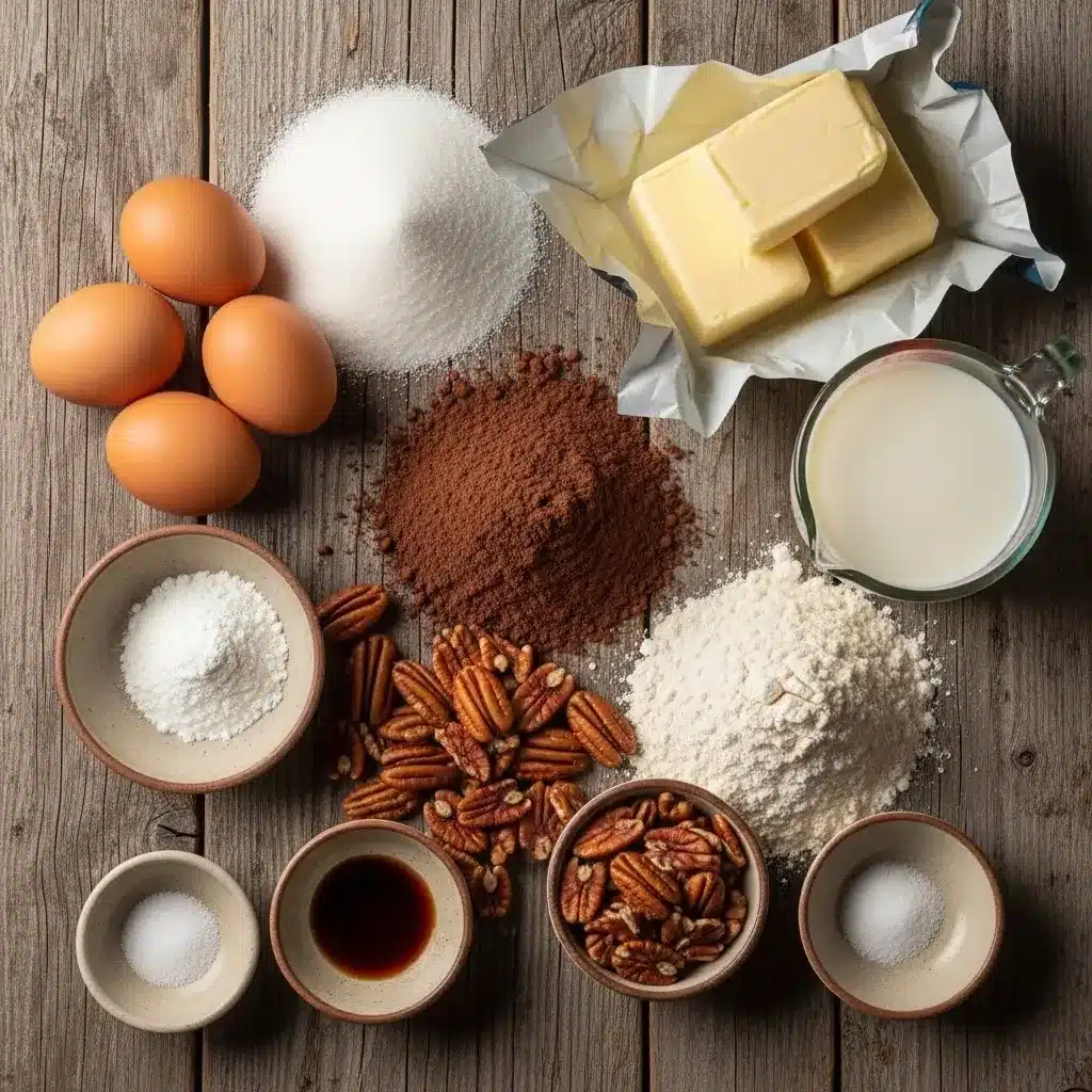 Bolo Alemão de Chocolate e Nozes Pecã