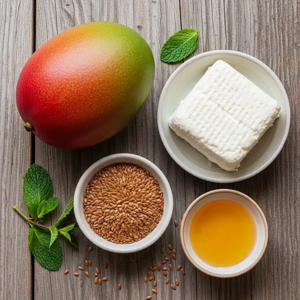 Manga com Cottage e Linhaça