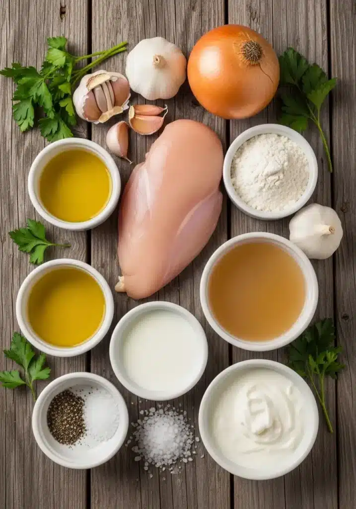 crema de pollo casera cremosa