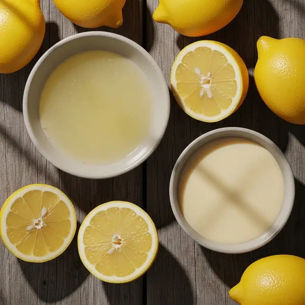 Barras de limão com 2 ingredientes