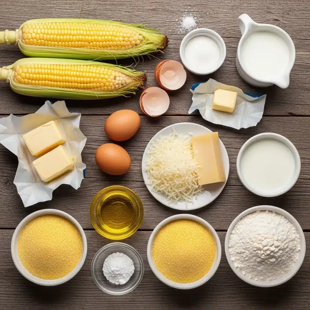 Bolo de milho com queijo parmesão