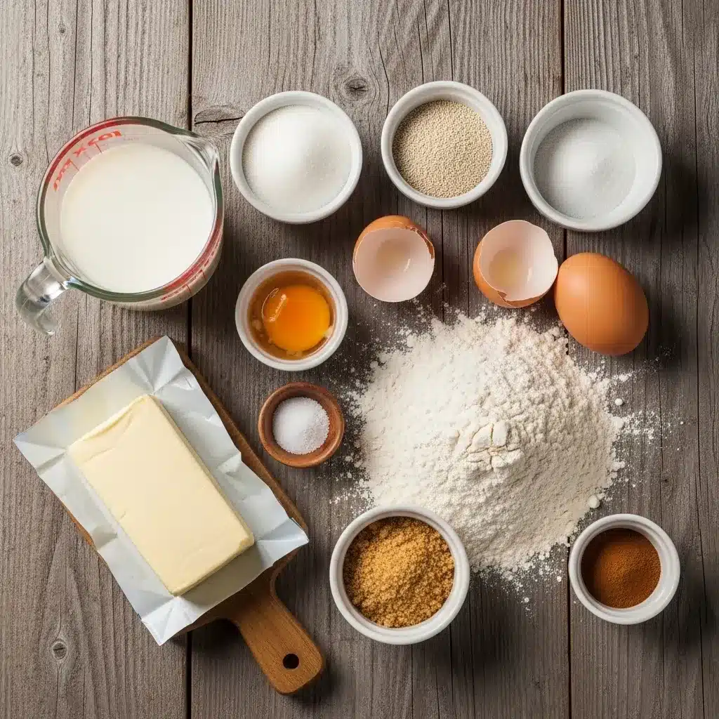 Receita de pãezinhos de canela Amish