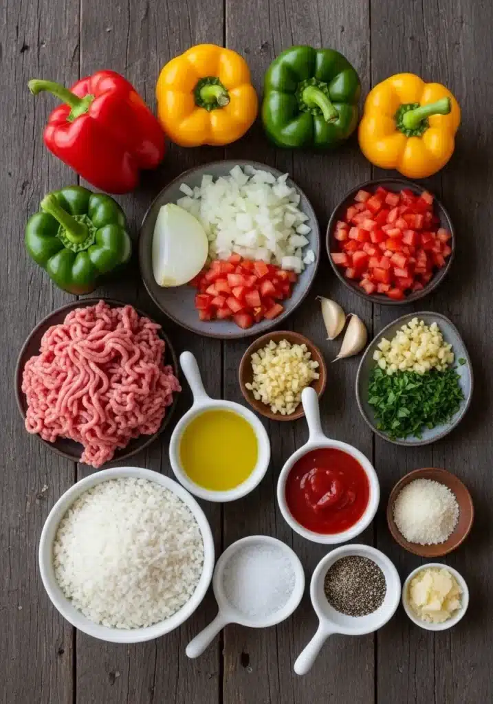 pimentão recheado na air fryer