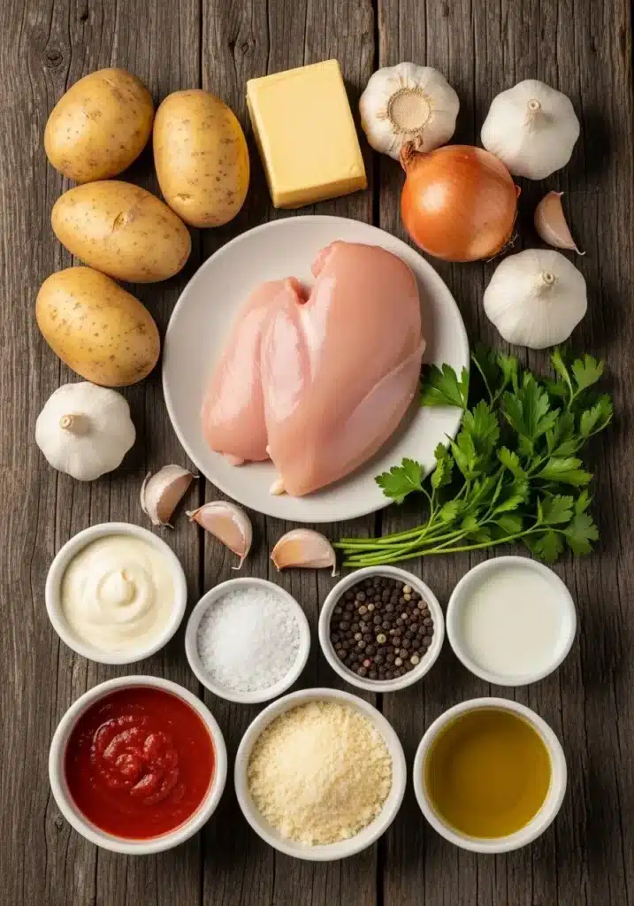 escondidinho de frango com requeijão