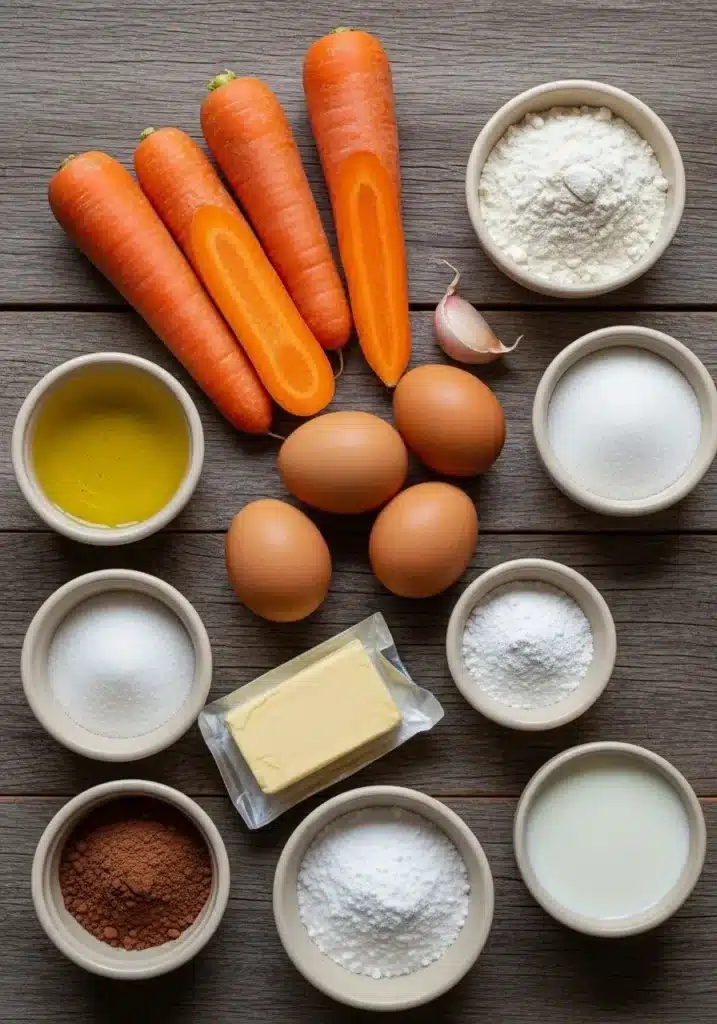 Mini Bolinhos de Bolo de Cenoura