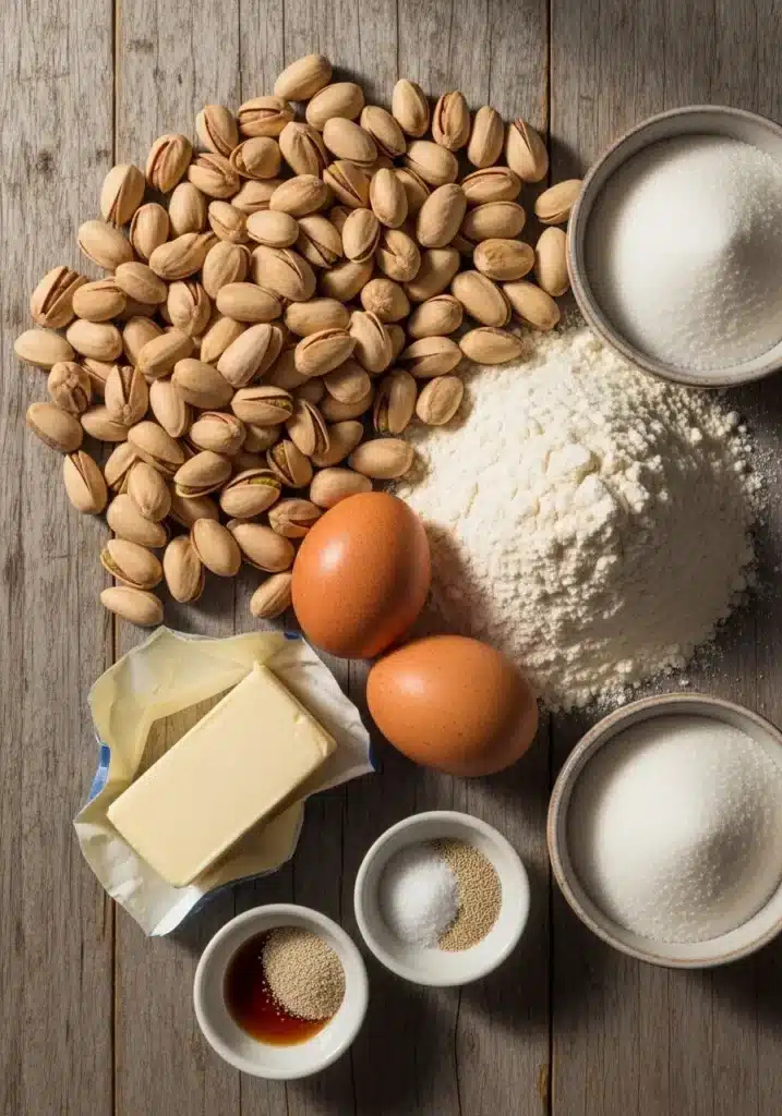 receita de pão de pistache