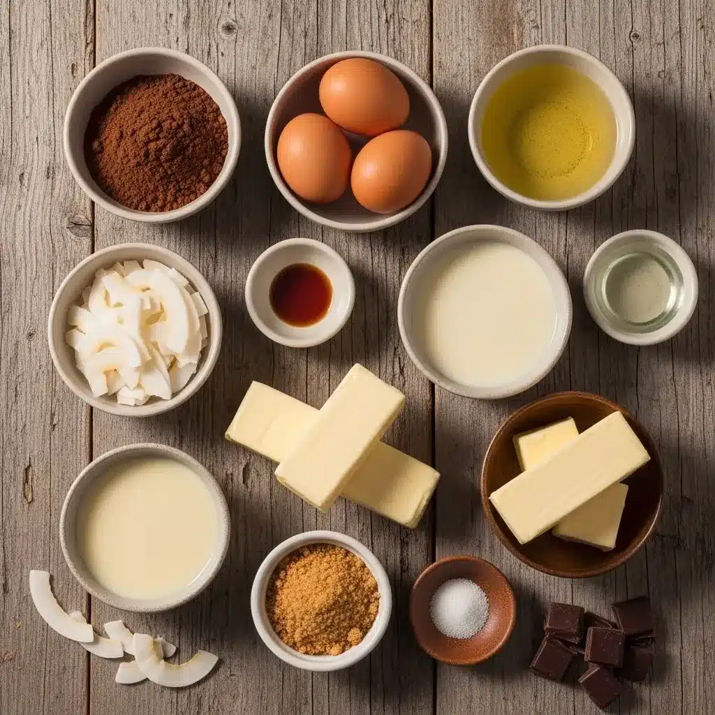 Brownies Samoa de Mistura para Bolo