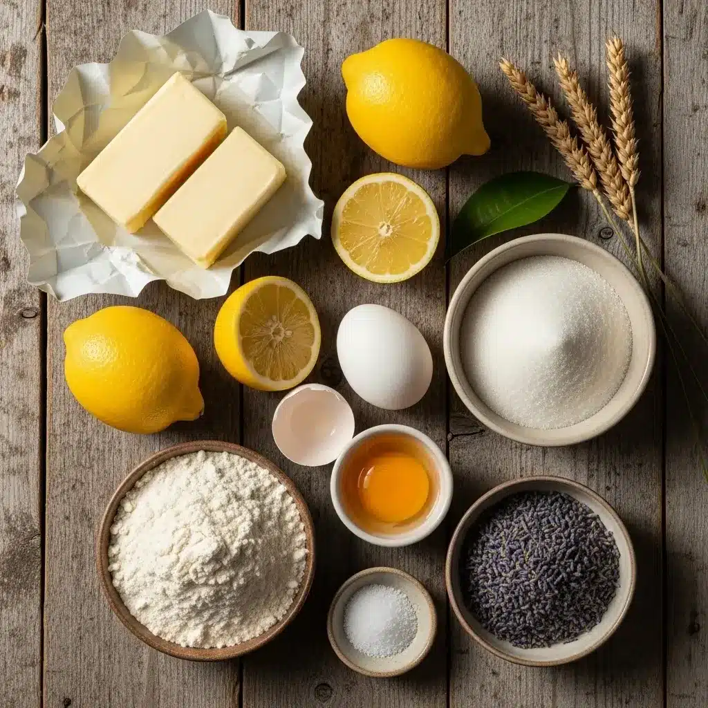 Biscoitos de Limão e Lavanda