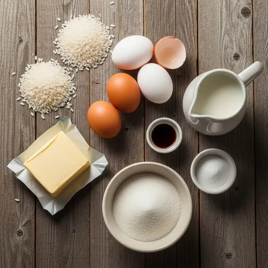 Pudim de Arroz Assado com Leite Condensado Cremoso