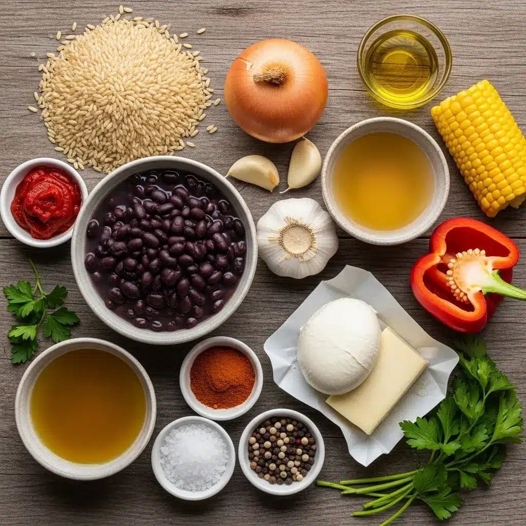 Caçarola de Arroz Integral e Feijão Preto