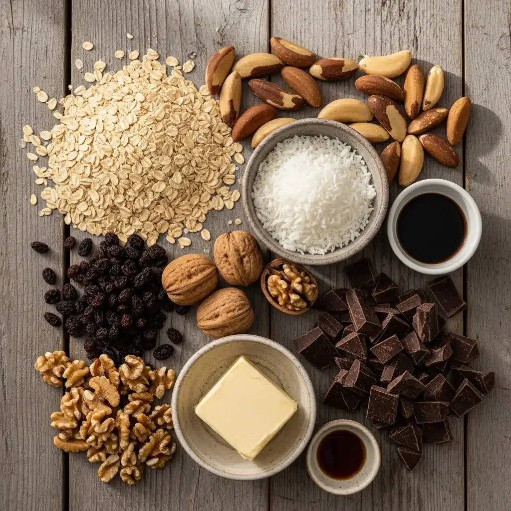 Barrinhas de Aveia com Chocolate sem Assar