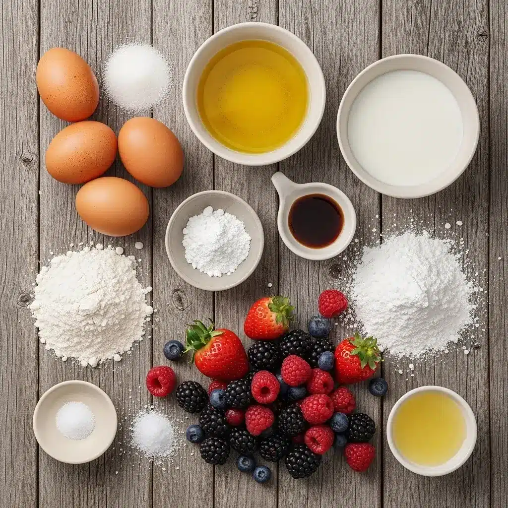 Bolo Chantilly de Frutas Vermelhas