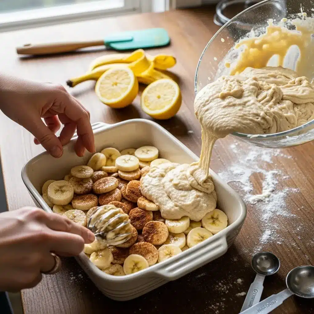 Receita de Cobbler de Banana ao Estilo Sulista