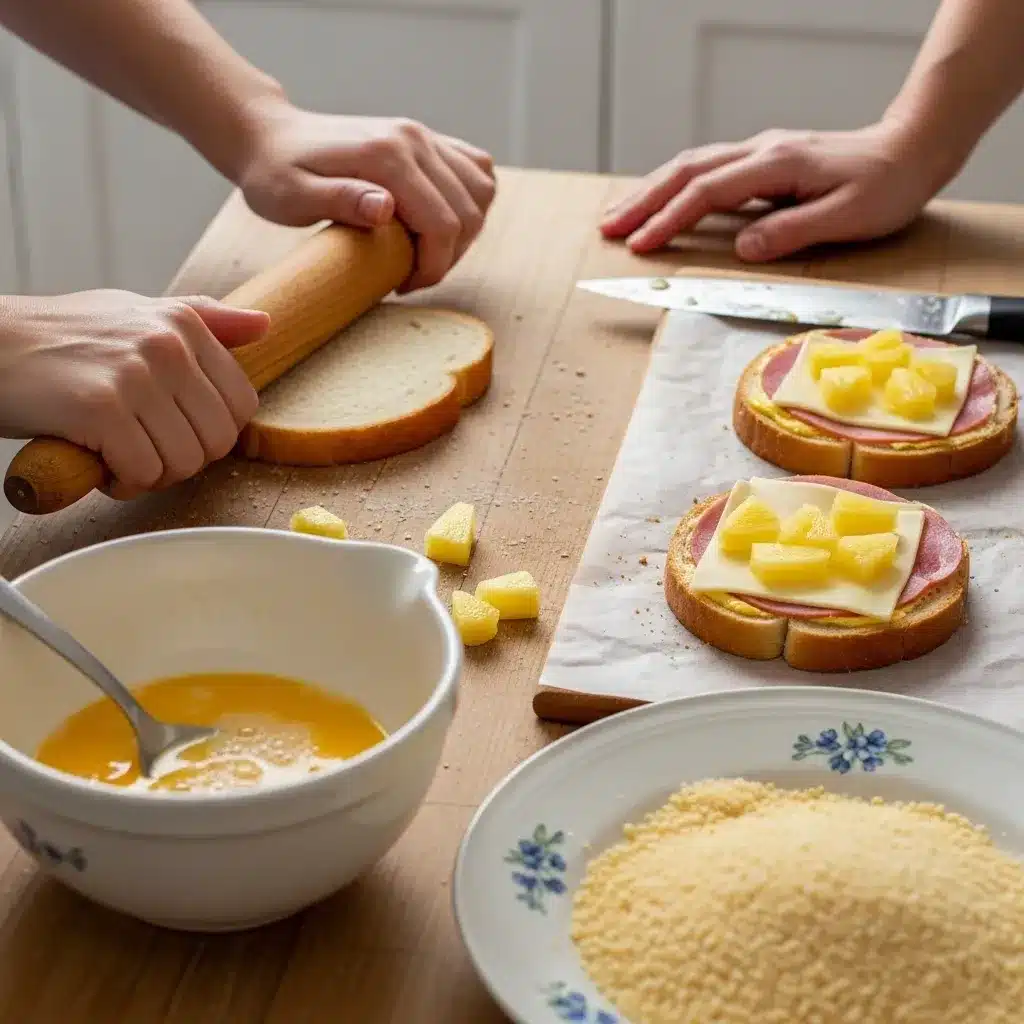 Rolinhos Havaianos de Rabanada Francesa