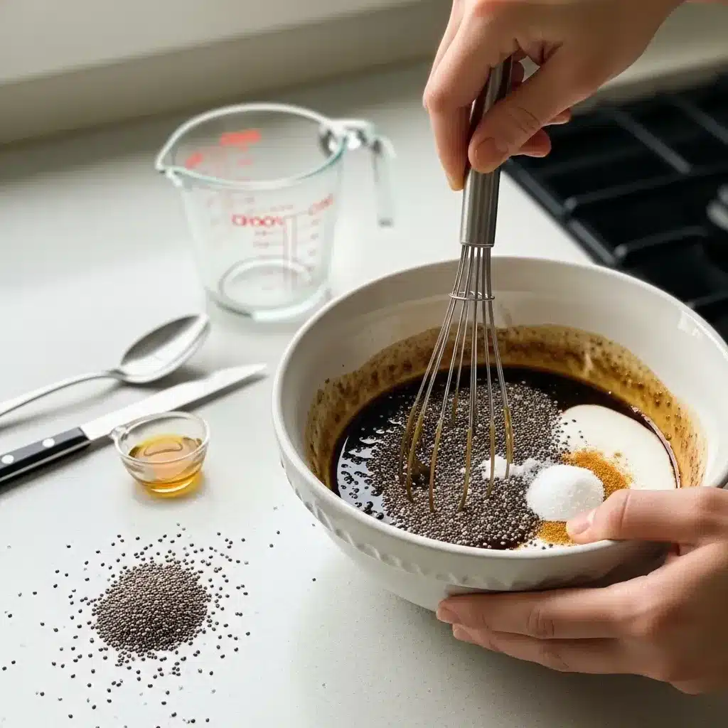 Pudim de Chia com Café