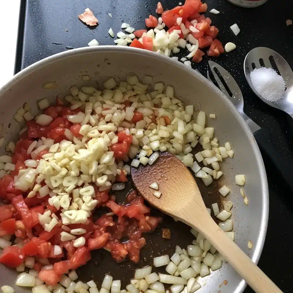 Feijão-preto com Tomate e Cebola
