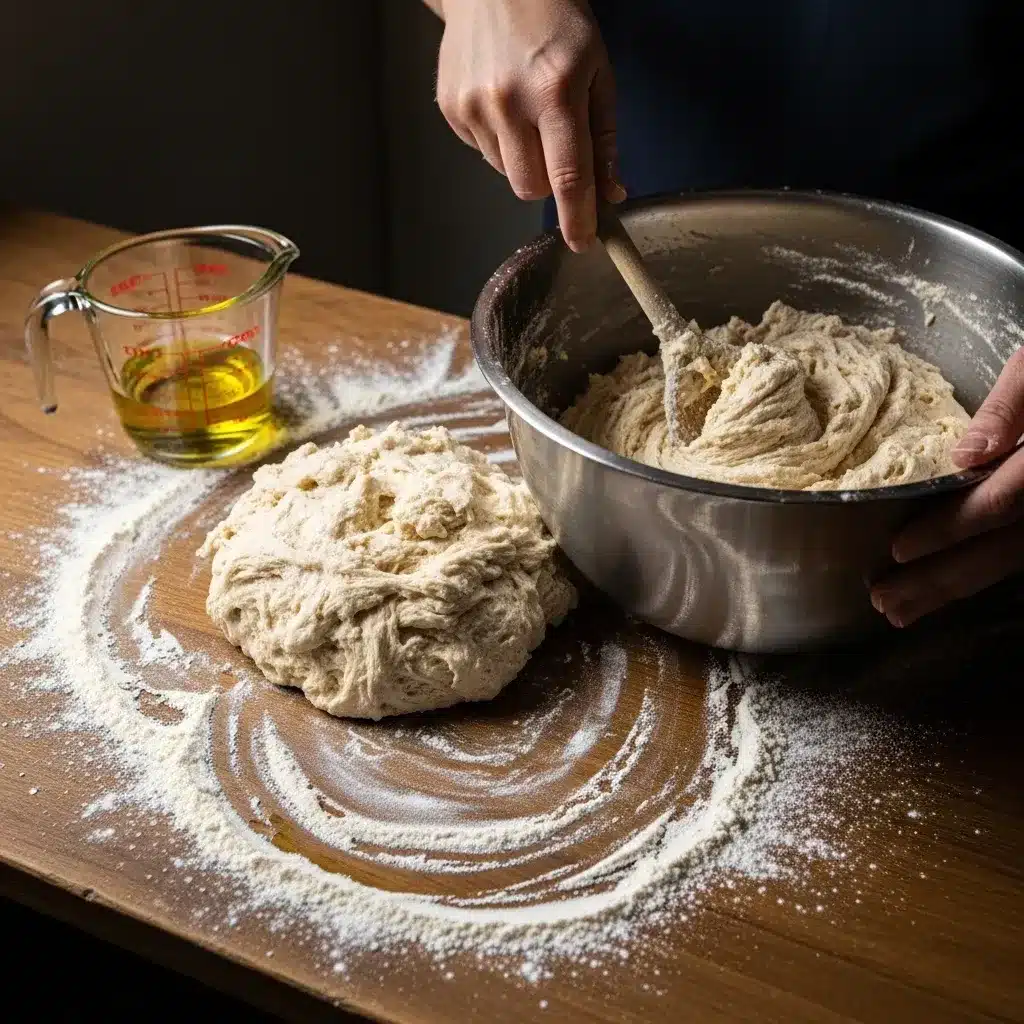 Receita de pão branco Amish