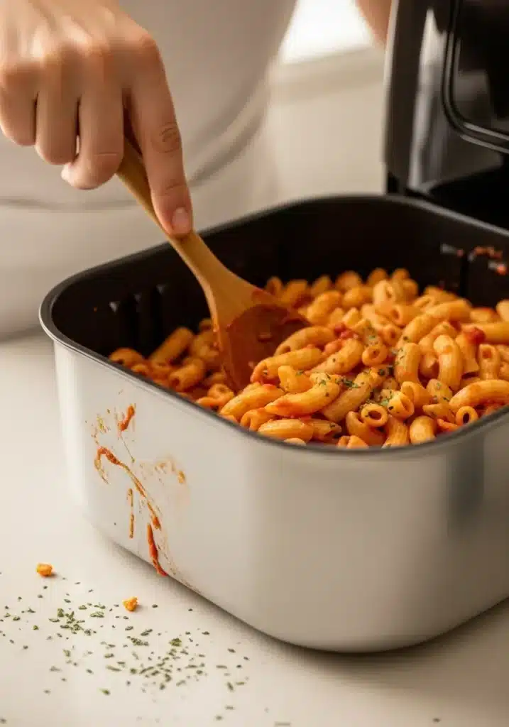 macarrão na airfryer