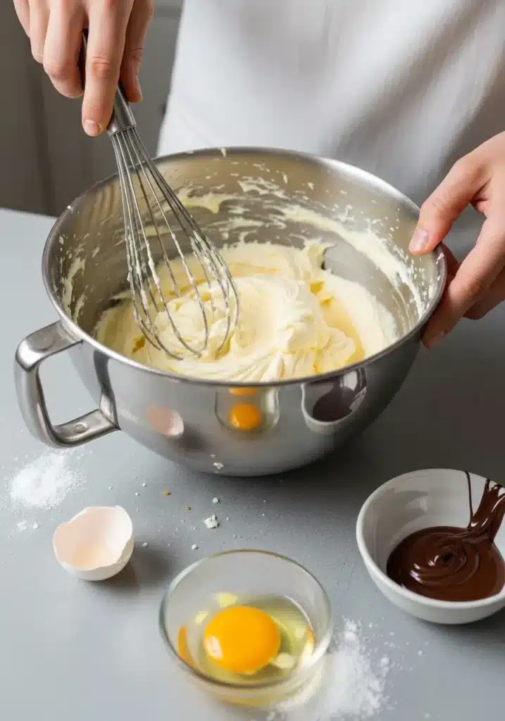 Cheesecake de chocolate amargo com framboesa