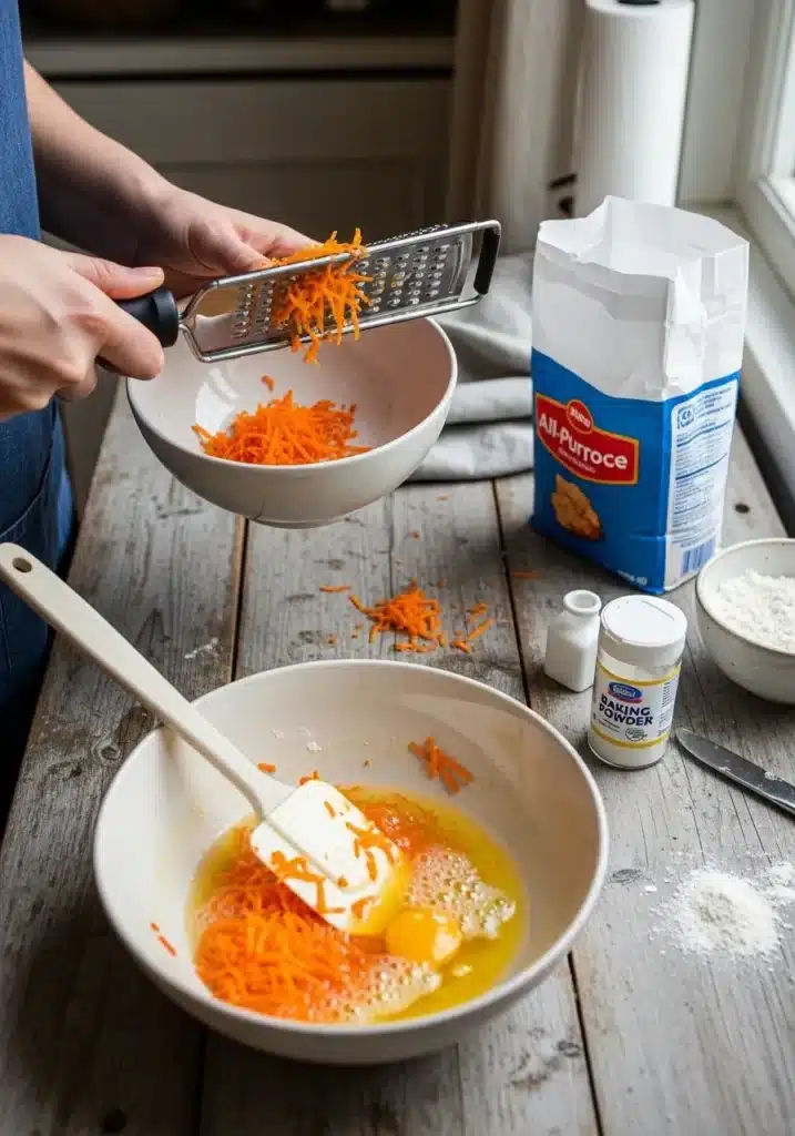 Mini Bolinhos de Bolo de Cenoura
