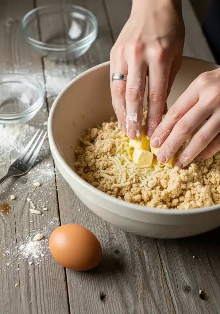 biscoito de queijo assado