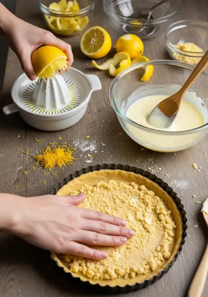 torta de limão simples com biscoito maizena​