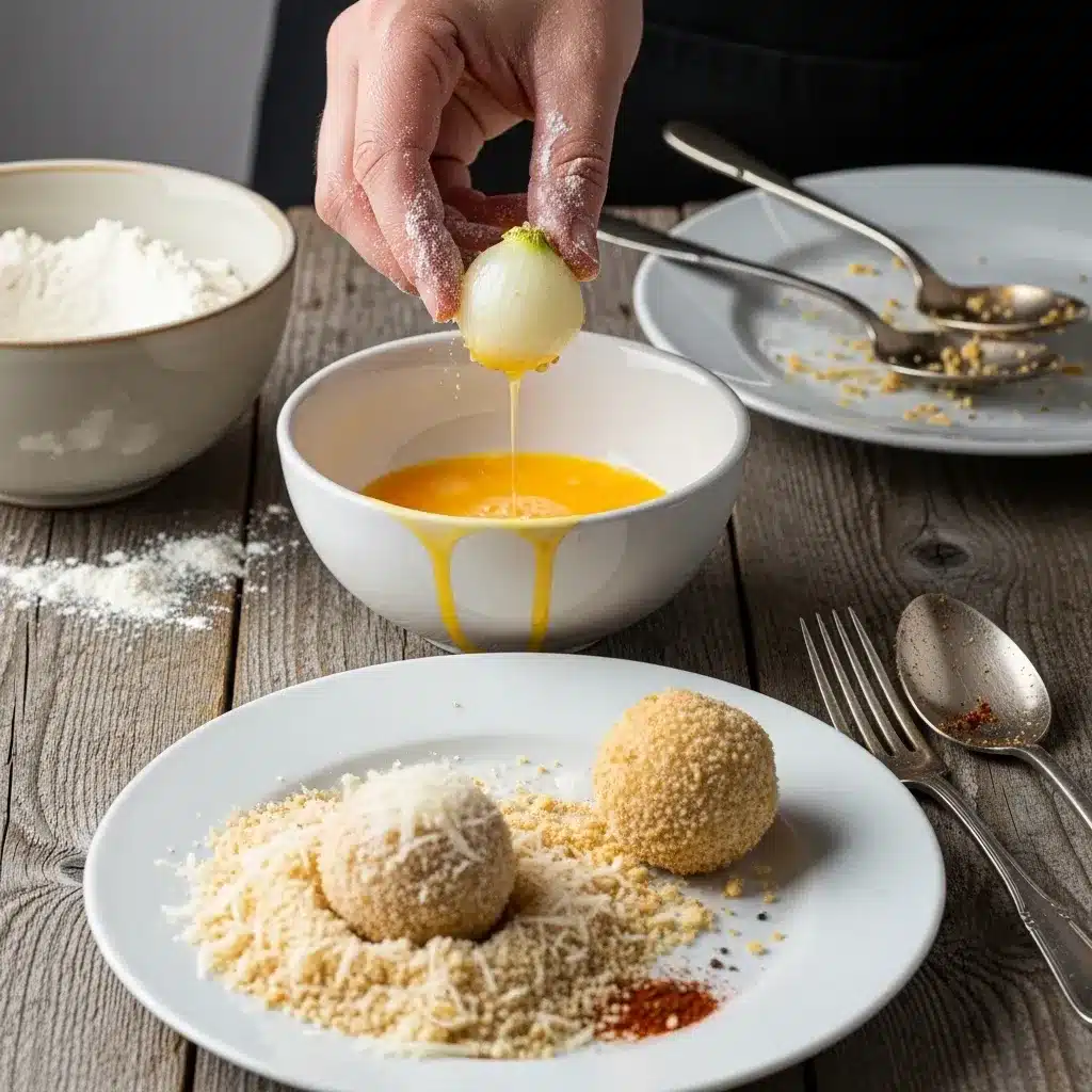 Cebolas Mini Crocantes na Air Fryer