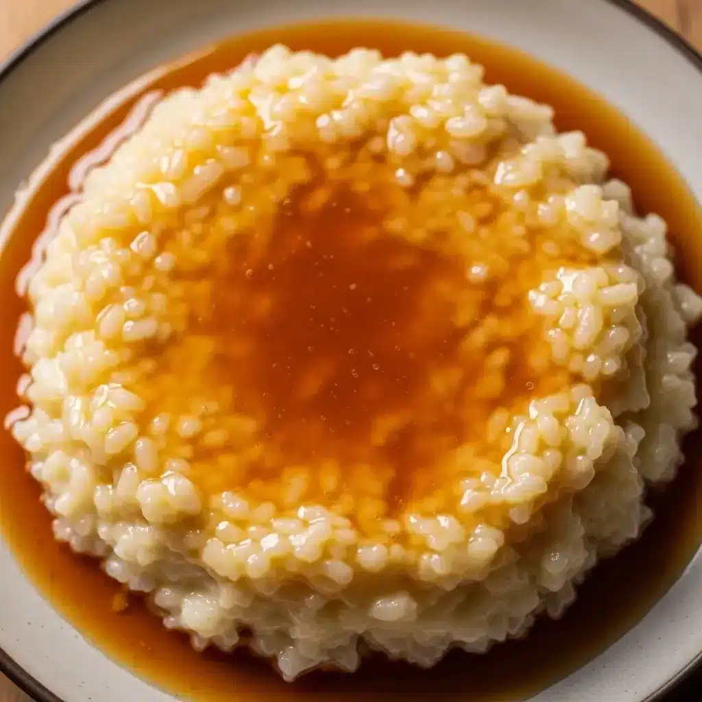 Pudim de Arroz Assado com Leite Condensado Cremoso