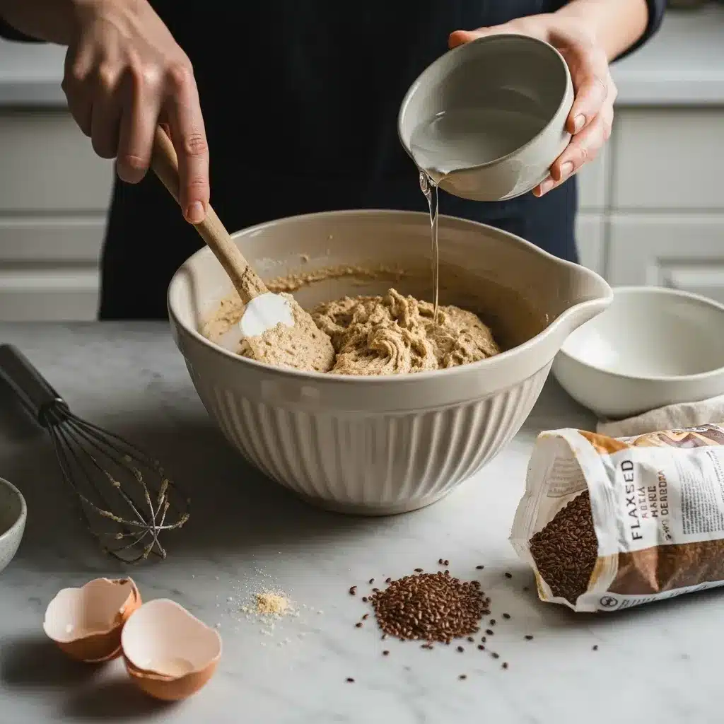 Pão Saudável de Linhaça Sem Farinha