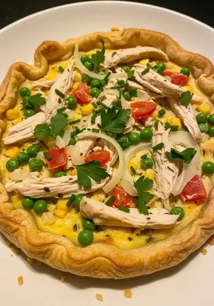 Tortinha de frango simple e rapida sem gluten