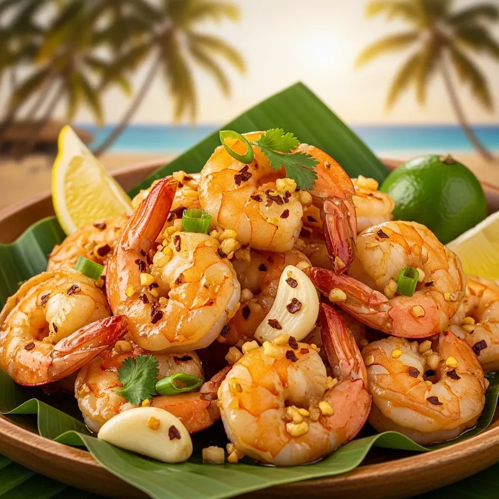 Camarão Havaiano ao Alho