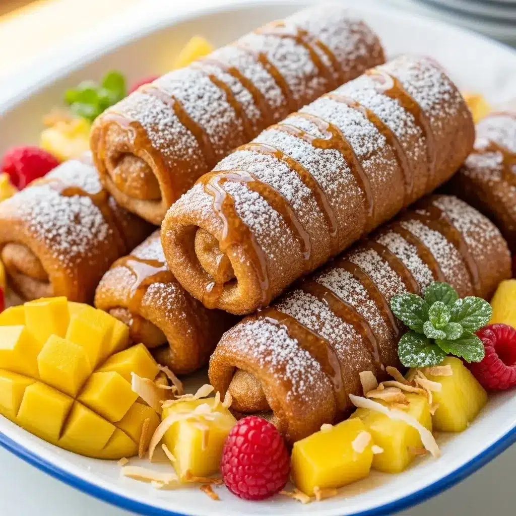 Rolinhos Havaianos de Rabanada Francesa