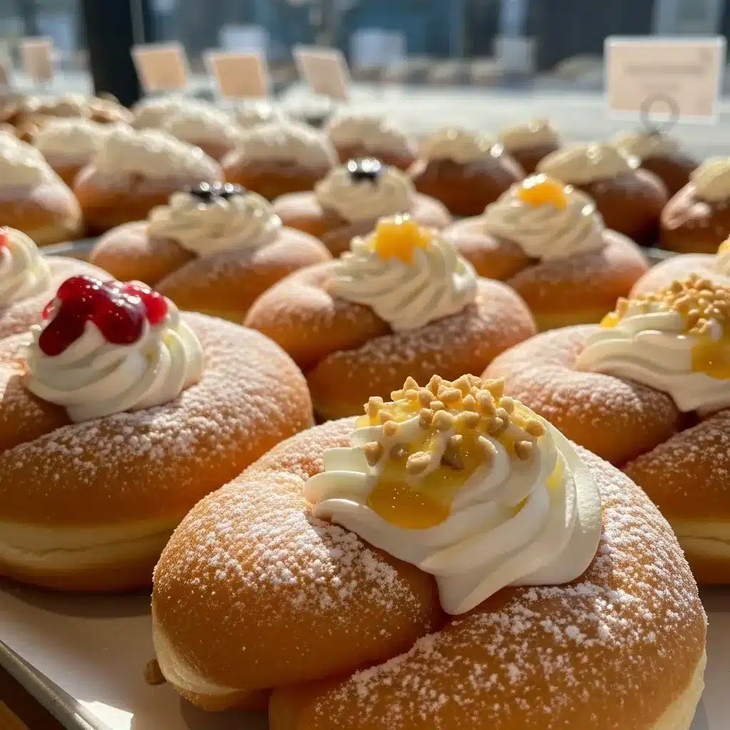 Donuts Coreanos Fofinhos de Creme de Leite