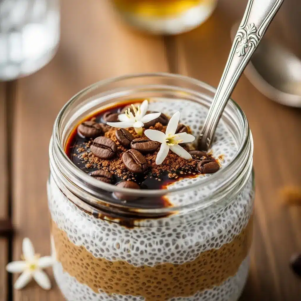 Pudim de Chia com Café